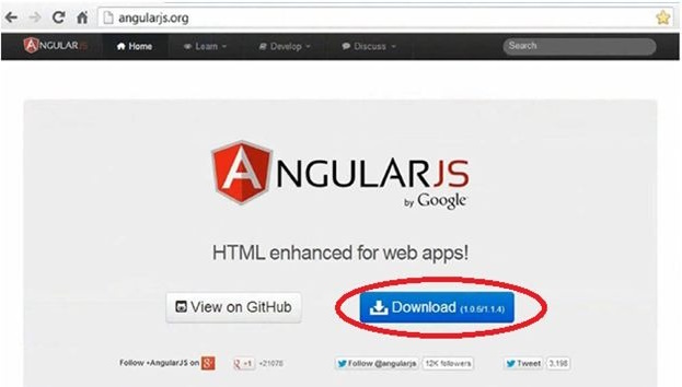 Download angular